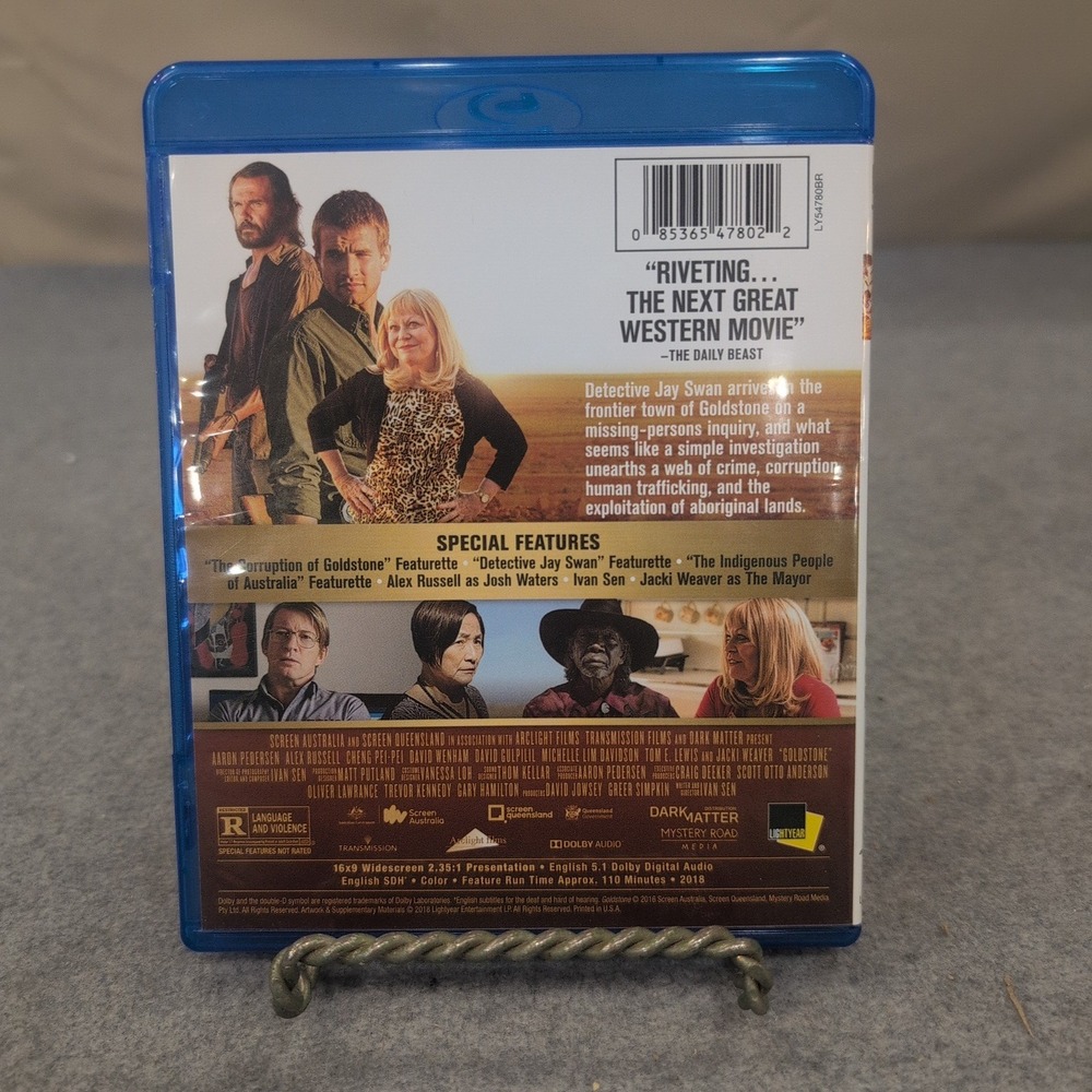 Goldstone Blu-ray Movie 2018 Australian Neo-Western Thriller Ivan Sen VG+ - Picture 2 of 2